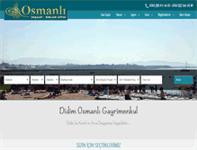 Tablet Screenshot of didimosmanliemlak.com